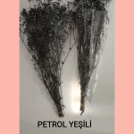 Petrol yeşili şoklanmış cipso çiçek toptan