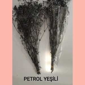 Petrol yeşili şoklanmış cipso çiçek toptan