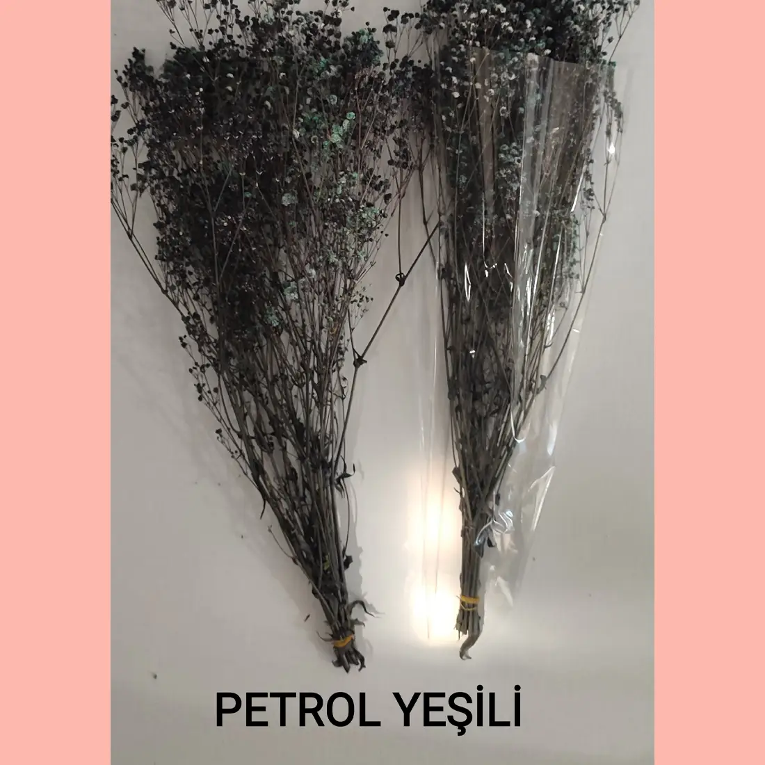 Üreticiden Toptan Petrol Yeşili Şoklanmış Cipso Çiçek – Kuru Cipso Demeti